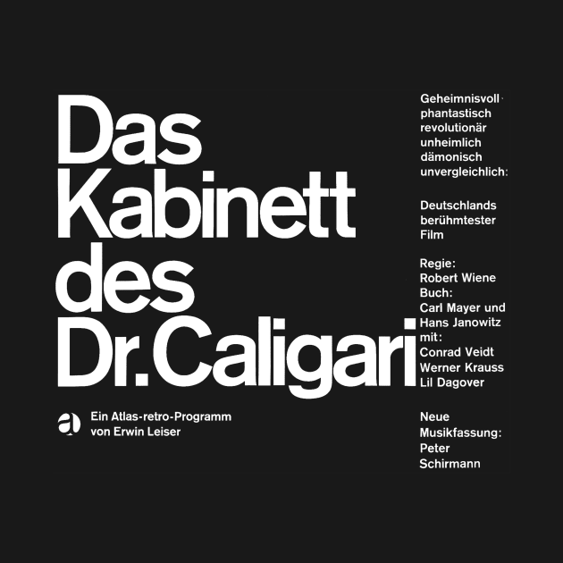 Das Kabinett des Dr. Caligari (1920) by MondoWarhola