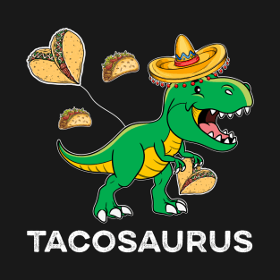 Tacosaurus Taco Dinosaurs T-Shirt