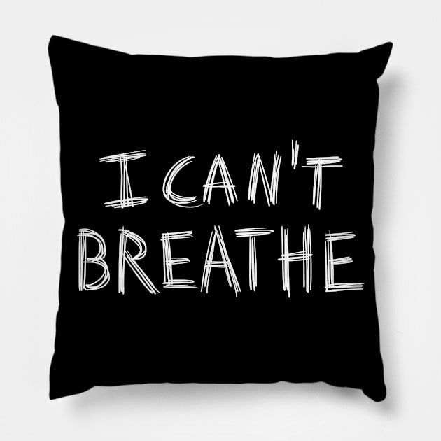 I can't Breathe Pillow by benheineart