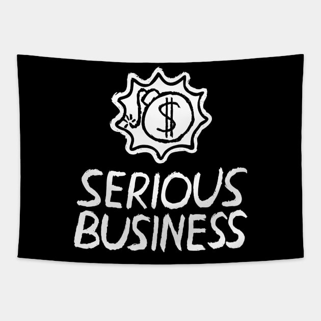 Serious Business Tapestry by russelwester