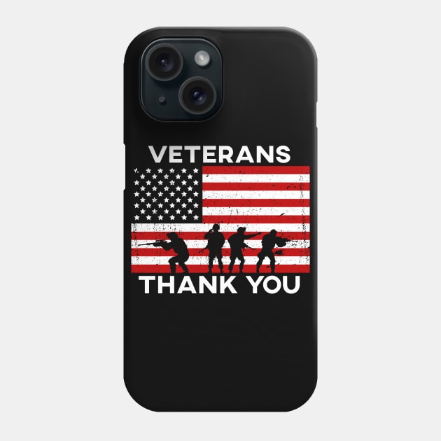 Veterans Day Shirt Gifts Thank You Veterans Tshirt Phone Case by Attia17