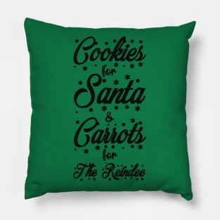 Christmas Vacation quote T-Shirt,Cookies for Santa,Carrots for the Reindee Pillow