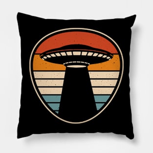 Retro Ufo Pillow