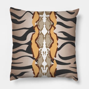 Snake skin texture Pillow