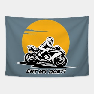 Eat My Dust - Biker Lifestyle Tapestry