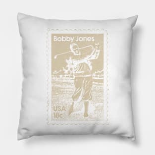 Bobby Jones Golf Stamp Pillow