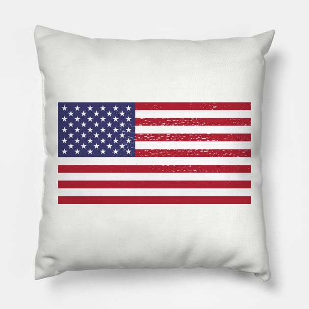 American Flag Pillow by Kyle O'Briant