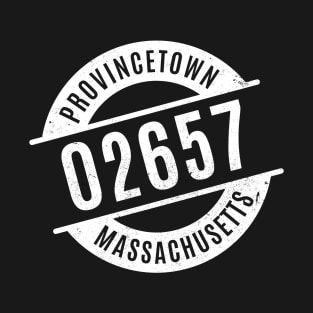 Provincetown Massachusetts 02657 Zip Code T-Shirt