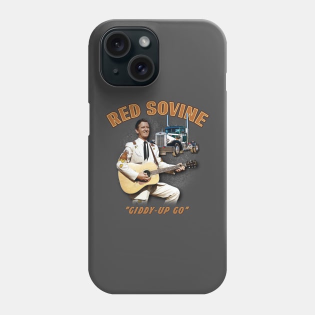 Red Sovine Phone Case by Tim Shawl Studio