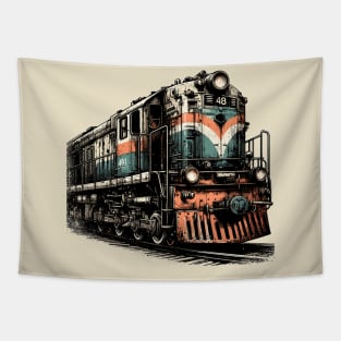 Diesel locomotive Tapestry