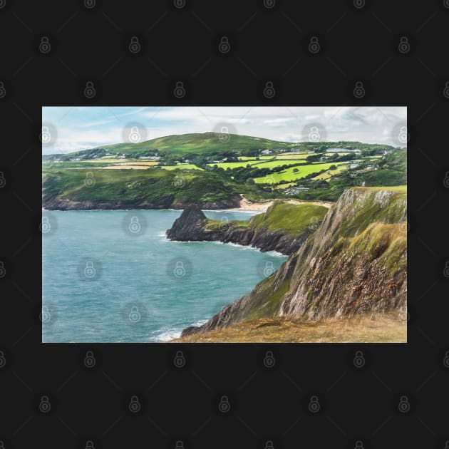 Looking Out Over Three Cliffs Bay by IanWL