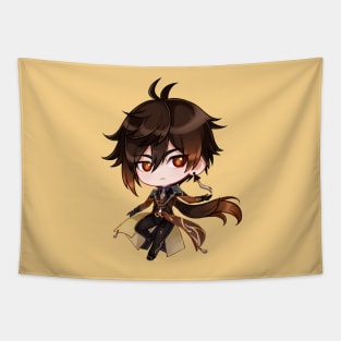 Zhongli chibi Tapestry