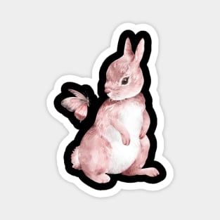 Bunny and butterfly tshirt Magnet