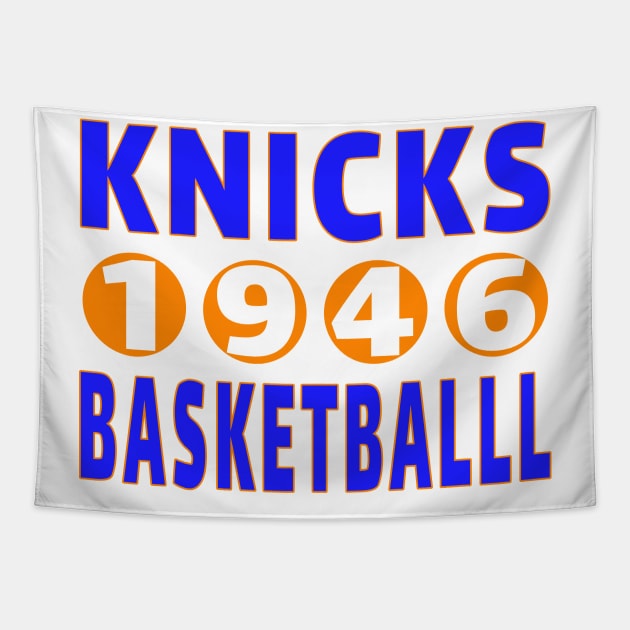 Knicks Basketball 1946 Classic Tapestry by Medo Creations