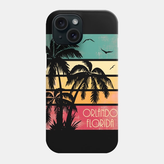 Orlando Florida Vintage Summer Phone Case by Nerd_art