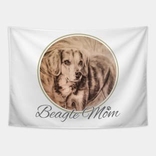 Beagle Mom Tapestry