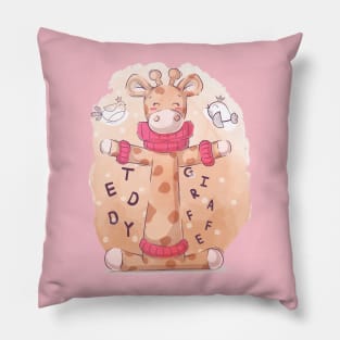 giraffe teddy Pillow