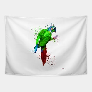 Parrot Painted Tapestry