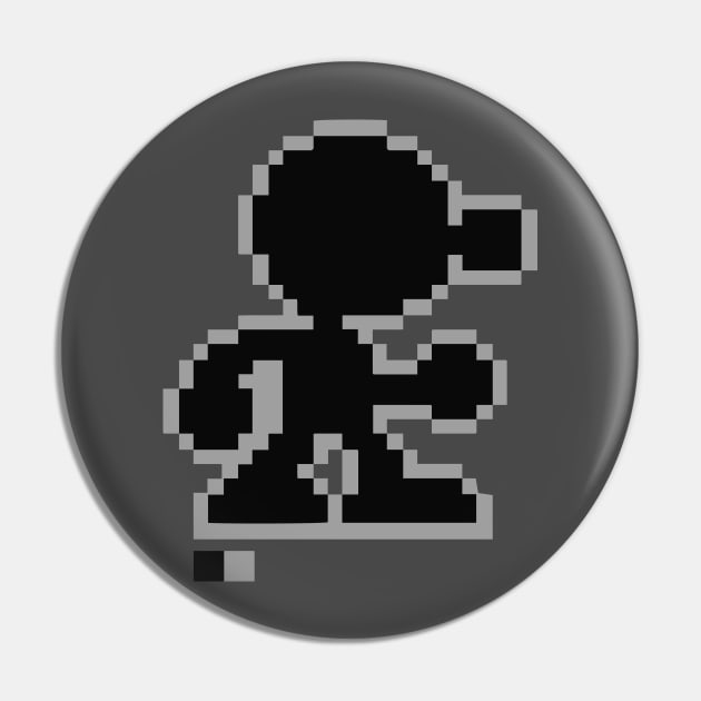 MR. GAME & WATCH Pixel Pin by DavidSSTshirts