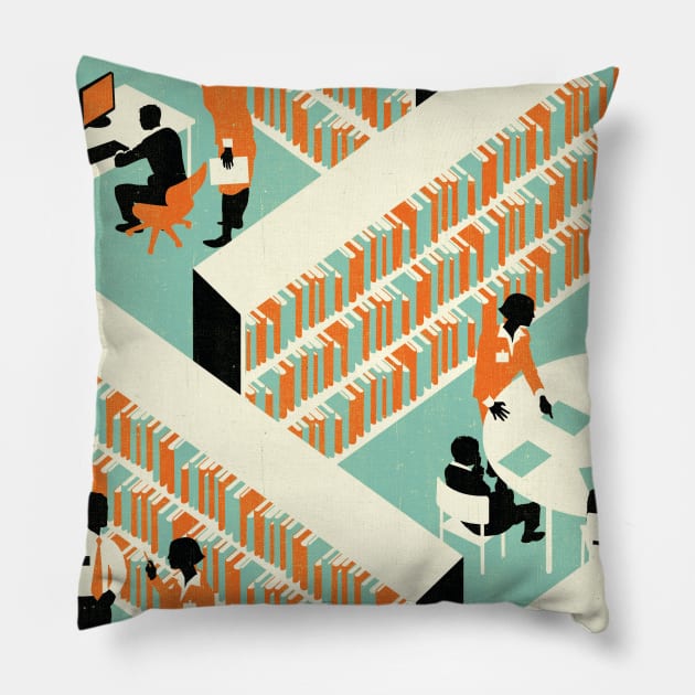 Haymarket_library teaching Pillow by Neil Webb | Illustrator