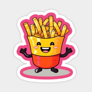 Cute French Fries T-Shirt love girls Magnet