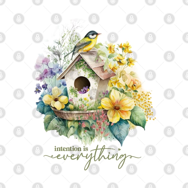 Birdhouse Melody 2 by Jean Plout Designs