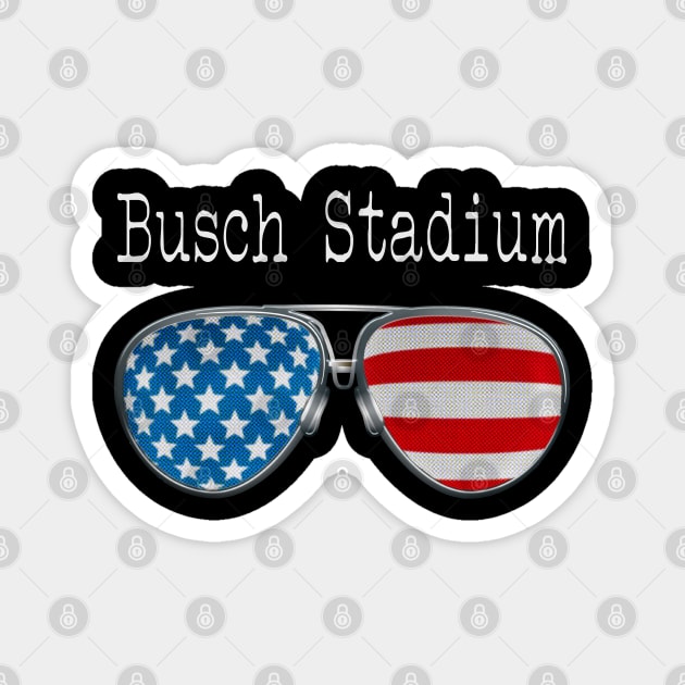 AMERICA PILOT GLASSES BUSCH STADIUM Magnet by SAMELVES