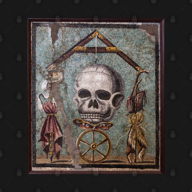 Stoic Memento Mori Mosaic from Pompeii by jutulen