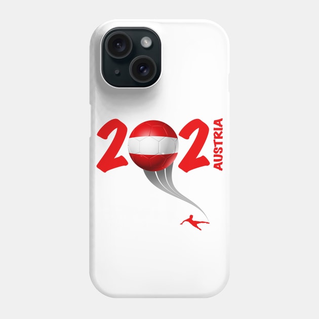 Austria Euro Soccer 2021 Phone Case by DesignOfNations