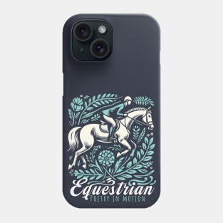 equestrian sports tshirt, print, long sleeve etc Phone Case