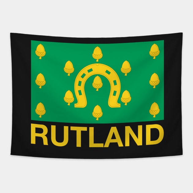 Rutland County Flag - England Tapestry by CityNoir