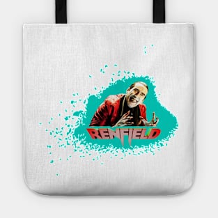 Renfield movie Nicolas Cage as count dracula fan works graphic design by ironpalette Tote