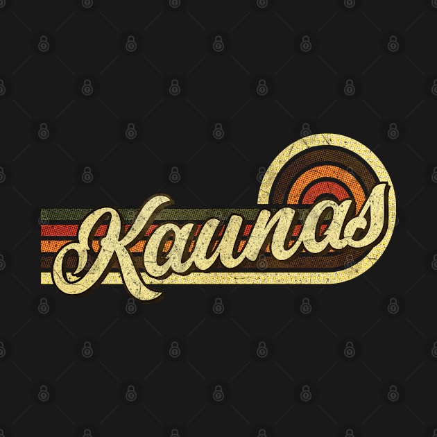 Kaunas city retro ribbon by NeedsFulfilled