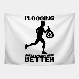 Plogging Makes Everything Better Jogging Nature Protection Design Tapestry