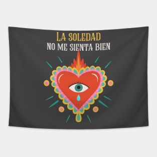 La Soledad Corazon Heart Tapestry