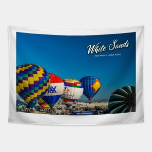 White Sands Hot Air Balloon Invitational Tapestry