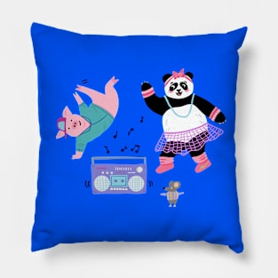 80s Dance Party Pillow