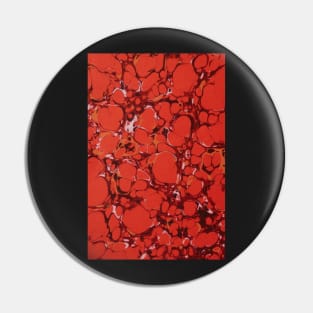 Red Marble Pin