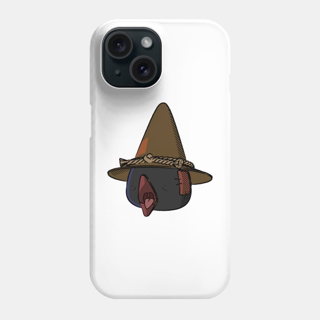 Crow head fixed Phone Case by naturalhabitatshorts