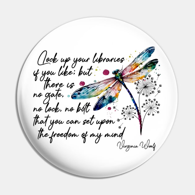 Virginia Woolf's freedom quote design Pin by PoeticTheory