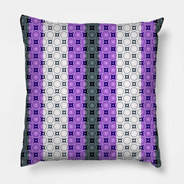 Ace Patterned Stripes Pillow by Amanda1775