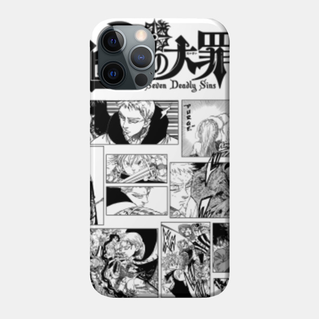 The Seven Deadly Sins Manga Nanatsu No Taizai Phone Case Teepublic What readers of the manga know, is that there was a lot more banter between the sins that ended up being cut from the anime. the seven deadly sins manga