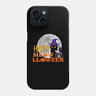 Happy meowlloween Phone Case