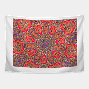 seven petal mandala Tapestry