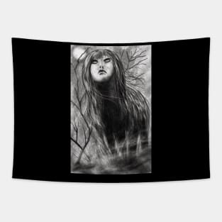 Scary Stories Wolf Girl Tapestry