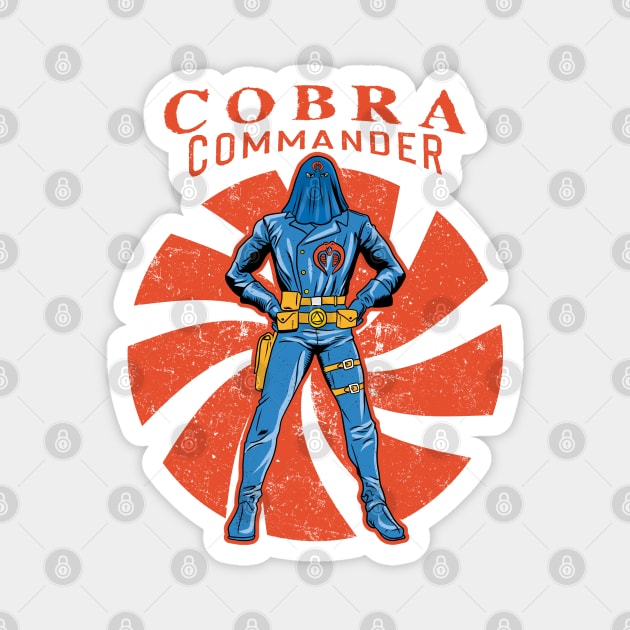 Retro Cobra Commander Magnet by OniSide