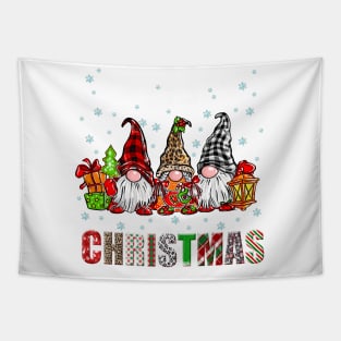 Merry Christmas Gnome Family Funny Xmas Tree Women Men Kids Tapestry