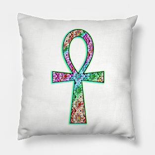 Ankh Psychedelic Pillow