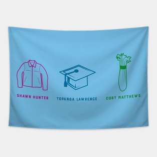 Boy Meets World Icons Tapestry