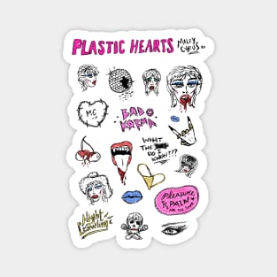 PLASTIC HEARTS Magnet